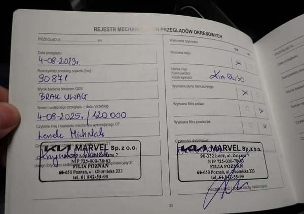 Kia Sorento cena 149999 przebieg: 95392, rok produkcji 2019 z Stepnica małe 154